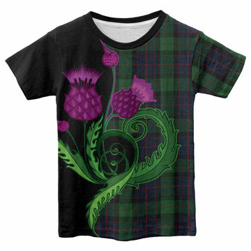 MacWilliam (McWilliam) Tartan Kid T-shirt Traditional Scottish Thistle