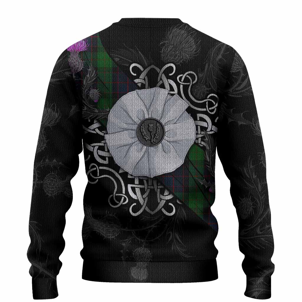 MacWilliam (McWilliam) Tartan Knitted Sweater Jacobite White Rose - Tartan Vibes Clothing
