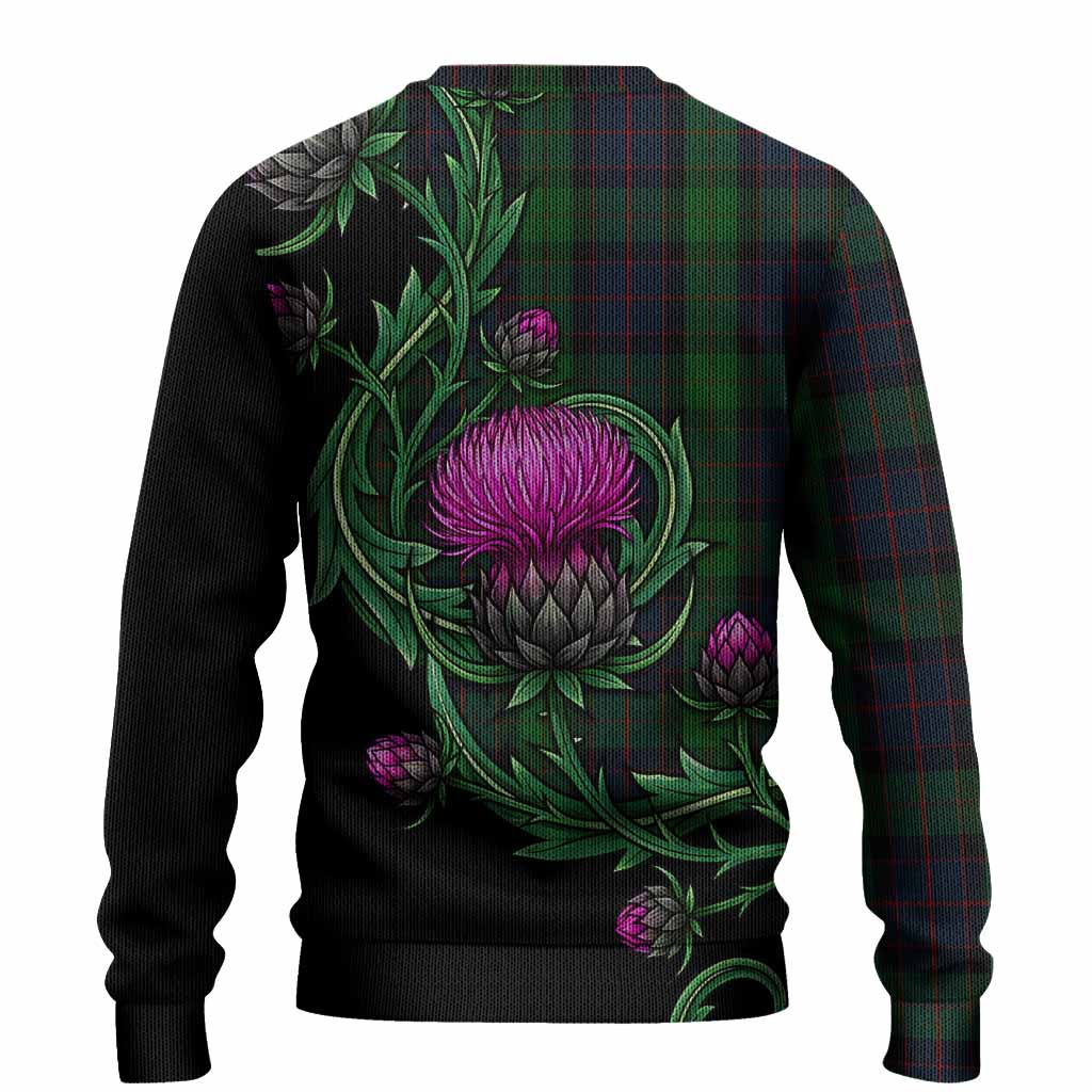 MacWilliam (McWilliam) Tartan Knitted Sweater Resilient Scottish Thistle - Tartan Vibes Clothing