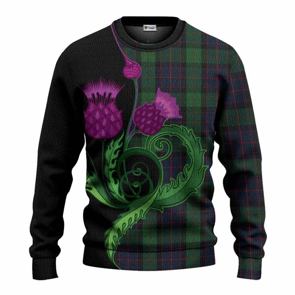 MacWilliam (McWilliam) Tartan Knitted Sweater Traditional Scottish Thistle