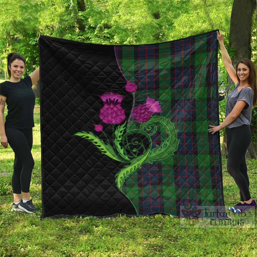 MacWilliam (McWilliam) Tartan Premium Quilt Traditional Scottish Thistle - Tartan Vibes Clothing