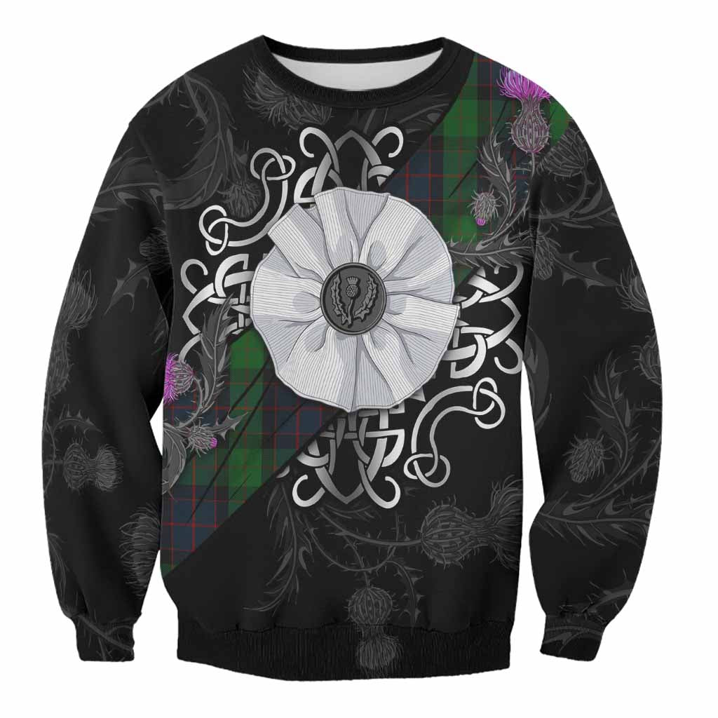 MacWilliam (McWilliam) Tartan Sweatshirt Jacobite White Rose Unisex - Tartan Vibes Clothing