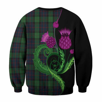 MacWilliam (McWilliam) Tartan Sweatshirt Traditional Scottish Thistle