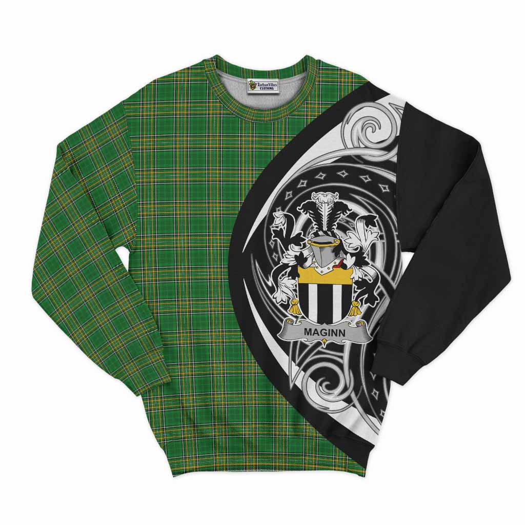 Maginn Irish Clan Sweatshirt Celtic Circle Style Unisex - Tartan Vibes Clothing