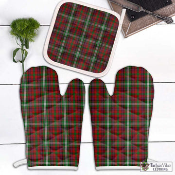 McGuire Tartan Combo Oven Mitt & Pot-Holder Combo 2 Oven Mitt & 1 Pot-Holder Black - Tartan Vibes Clothing