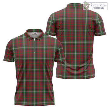 McGuire Tartan Zipper Polo Shirt Unisex - Tartan Vibes Clothing