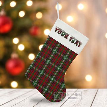 McGuire Tartan Christmas Stocking with Personalized Text - Tartan Vibes Clothing