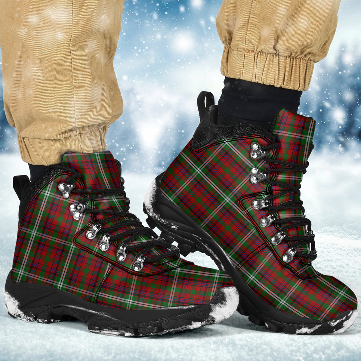 McGuire Tartan Alpine Boots Men's Boots - Tartan Vibes Clothing