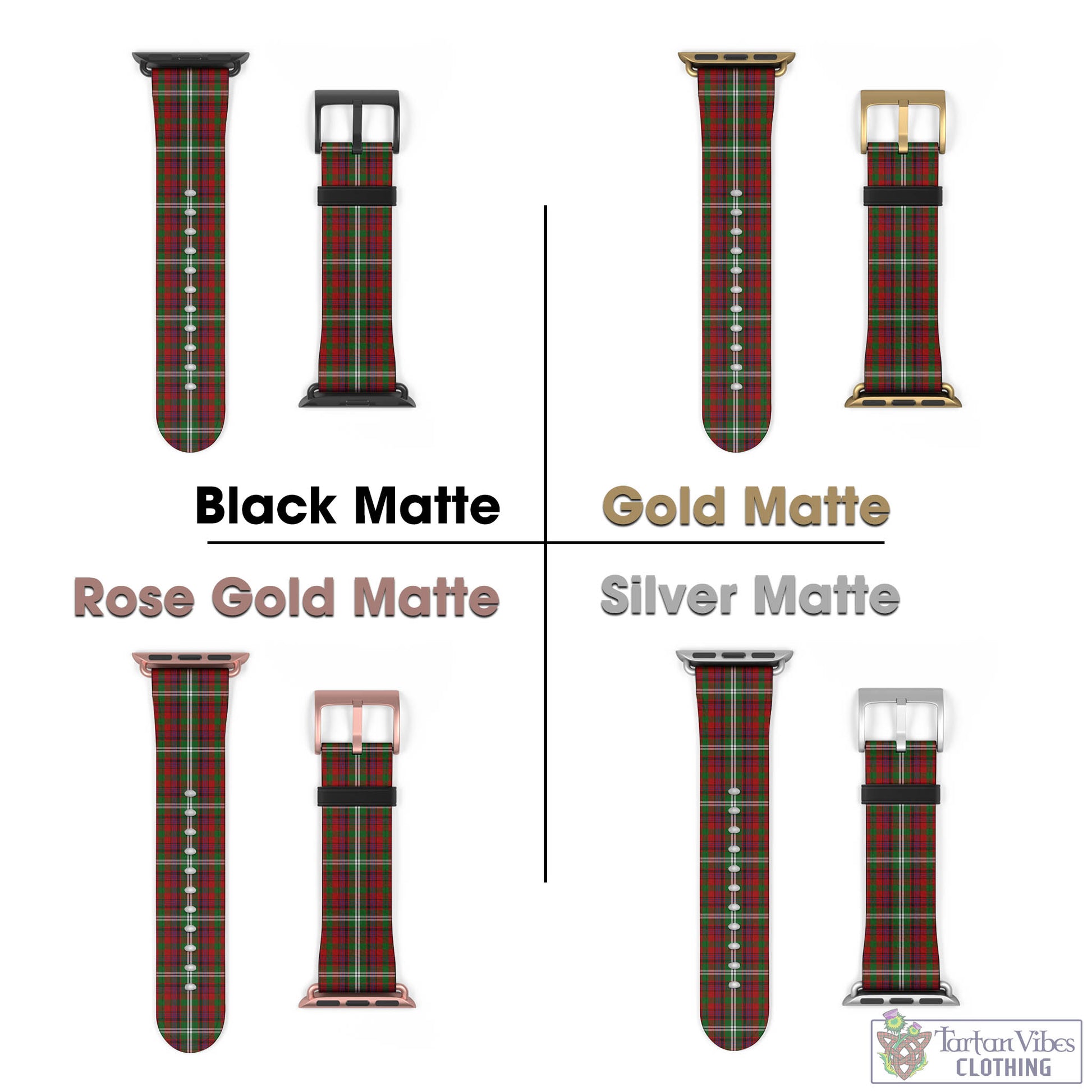 McGuire Tartan Watch Band 42 - 45 mm - Tartan Vibes Clothing