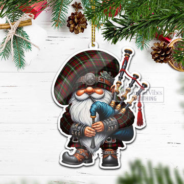 McGuire Tartan Bagpiper Gnome Christmas Ornament - Tartan Vibes Clothing