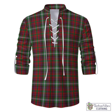 Maguire Tartan Men's Scottish Traditional Jacobite Ghillie Kilt Shirt