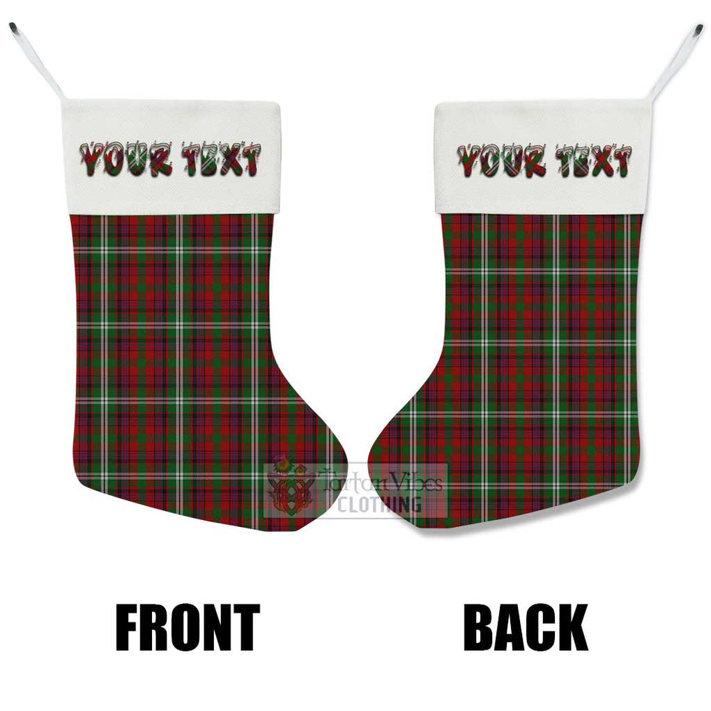 McGuire Tartan Christmas Stocking with Personalized Text - Tartan Vibes Clothing