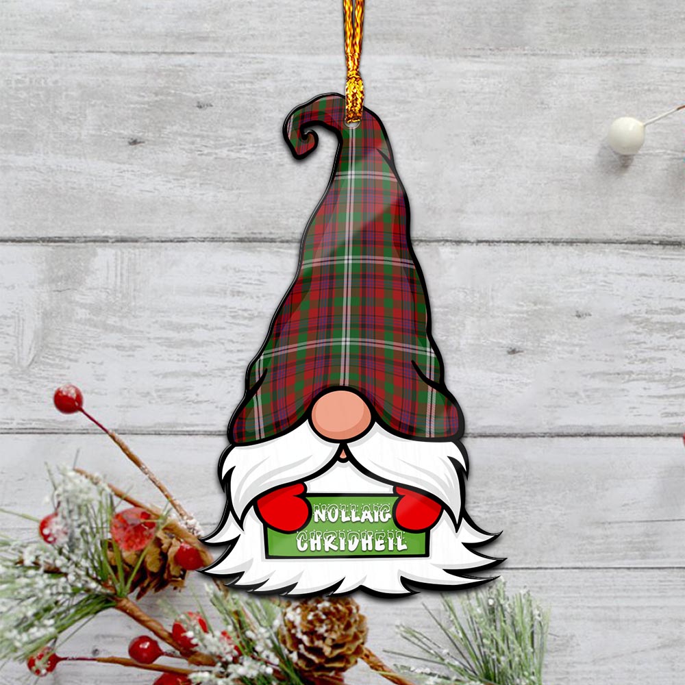 McGuire Gnome Christmas Ornament with His Tartan Christmas Hat - Tartan Vibes Clothing