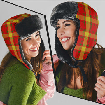 McGuire Modern Tartan Winter Trapper Hat Winter Trapper Hat Universal Fit Circumference 22.8in (58cm) - Tartan Vibes Clothing
