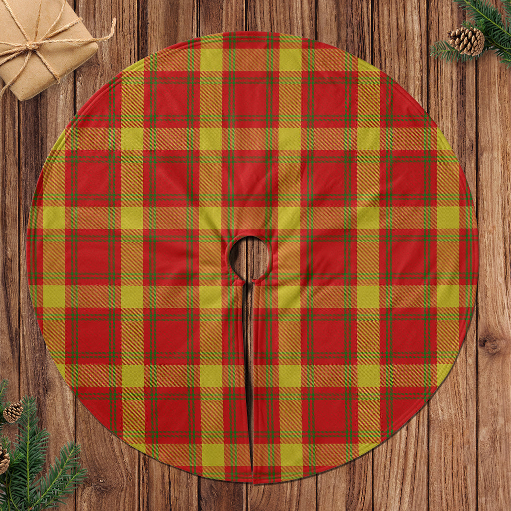 McGuire Modern Tartan Christmas Tree Skirt 47*47 inch - Tartan Vibes Clothing