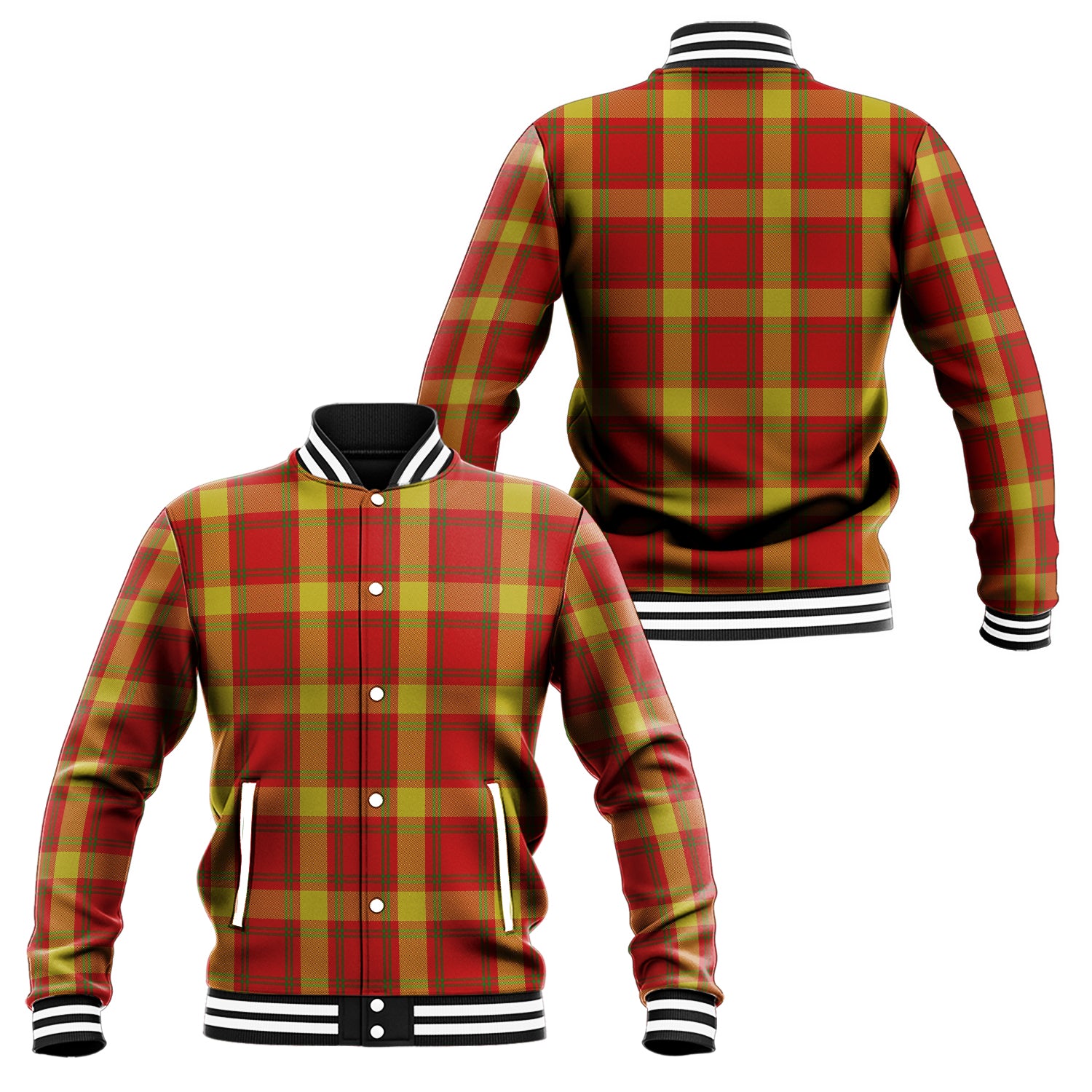 McGuire Modern Tartan Baseball Jacket Unisex - Tartan Vibes Clothing
