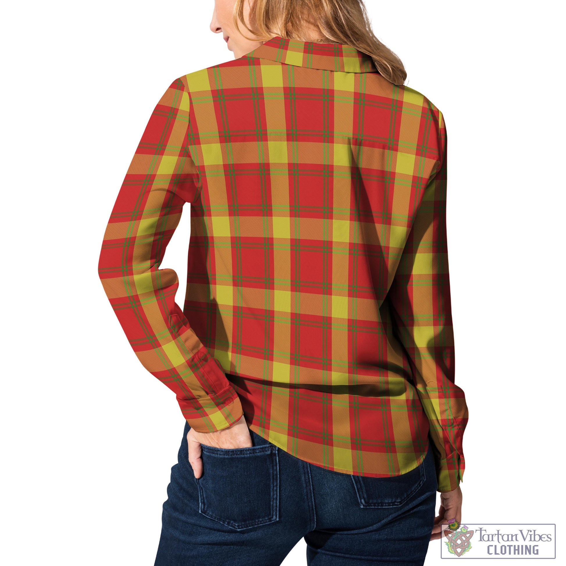McGuire Modern Tartan Women's Casual Shirt Female - Tartan Vibes Clothing