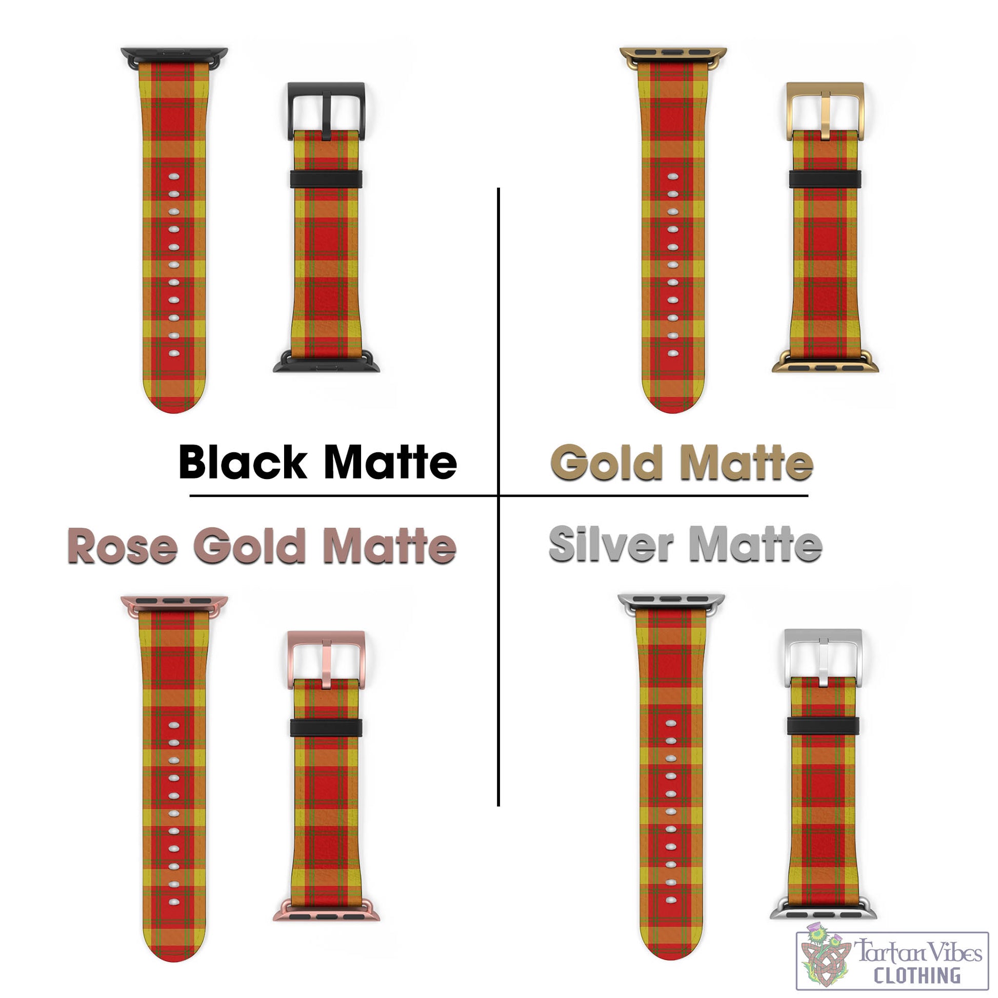 McGuire Modern Tartan Watch Band 42 - 45 mm - Tartan Vibes Clothing