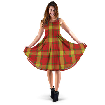 McGuire Modern Tartan Sleeveless Midi Womens Dress XL - Tartan Vibes Clothing
