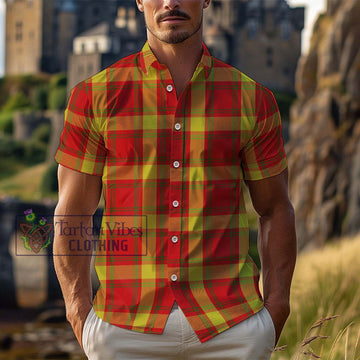 McGuire Modern Tartan Cotton Hawaiian Shirt Kid - Tartan Vibes Clothing