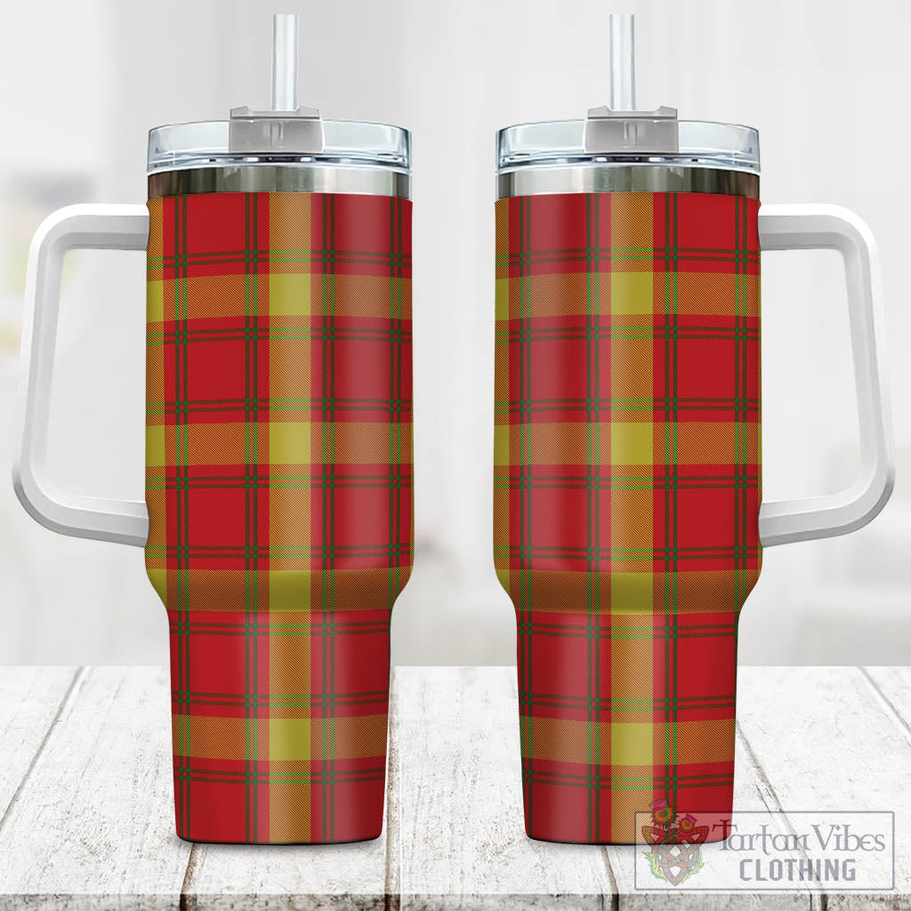 McGuire Modern Tartan Tumbler with Handle One Size 40 OZ - Tartan Vibes Clothing