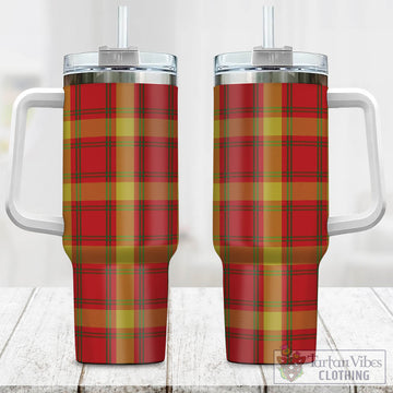 McGuire Modern Tartan Tumbler with Handle One Size 40 OZ - Tartan Vibes Clothing