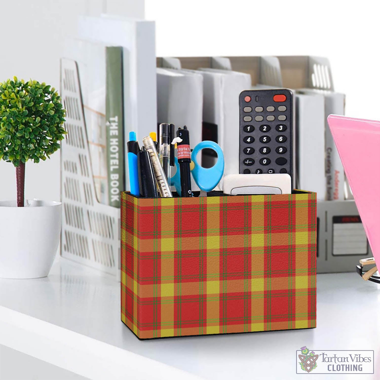 McGuire Modern Tartan Pen Holder One Size 5.9"(L)*2.7"(W)*4.3"(H) - Tartan Vibes Clothing