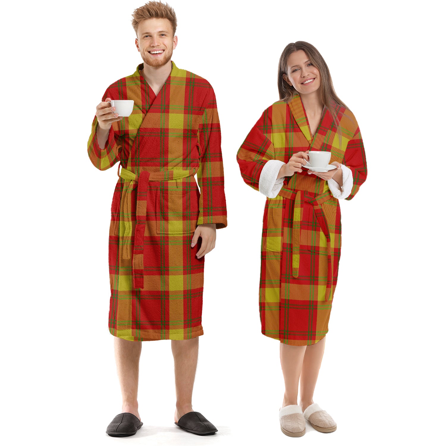 McGuire Modern Tartan Bathrobe Unisex S - Tartan Vibes Clothing