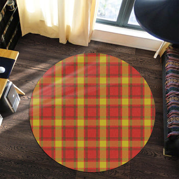 McGuire Modern Tartan Round Rug Premium Round Rug - Tartan Vibes Clothing