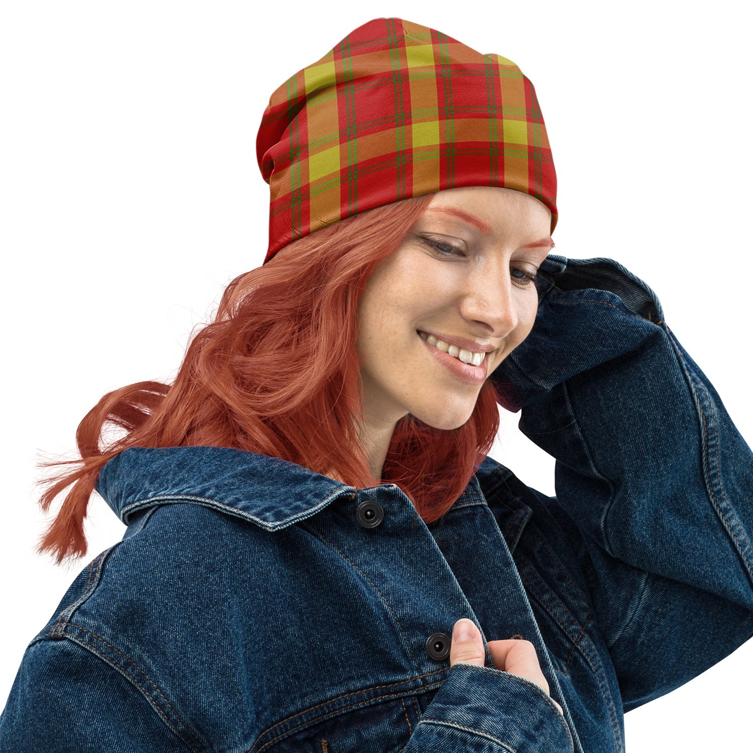 McGuire Modern Tartan Beanies Hat Adult 10.8 × 11 inches - Tartan Vibes Clothing
