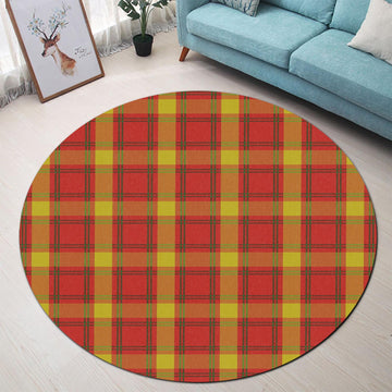 McGuire Modern Tartan Round Rug - Tartan Vibes Clothing