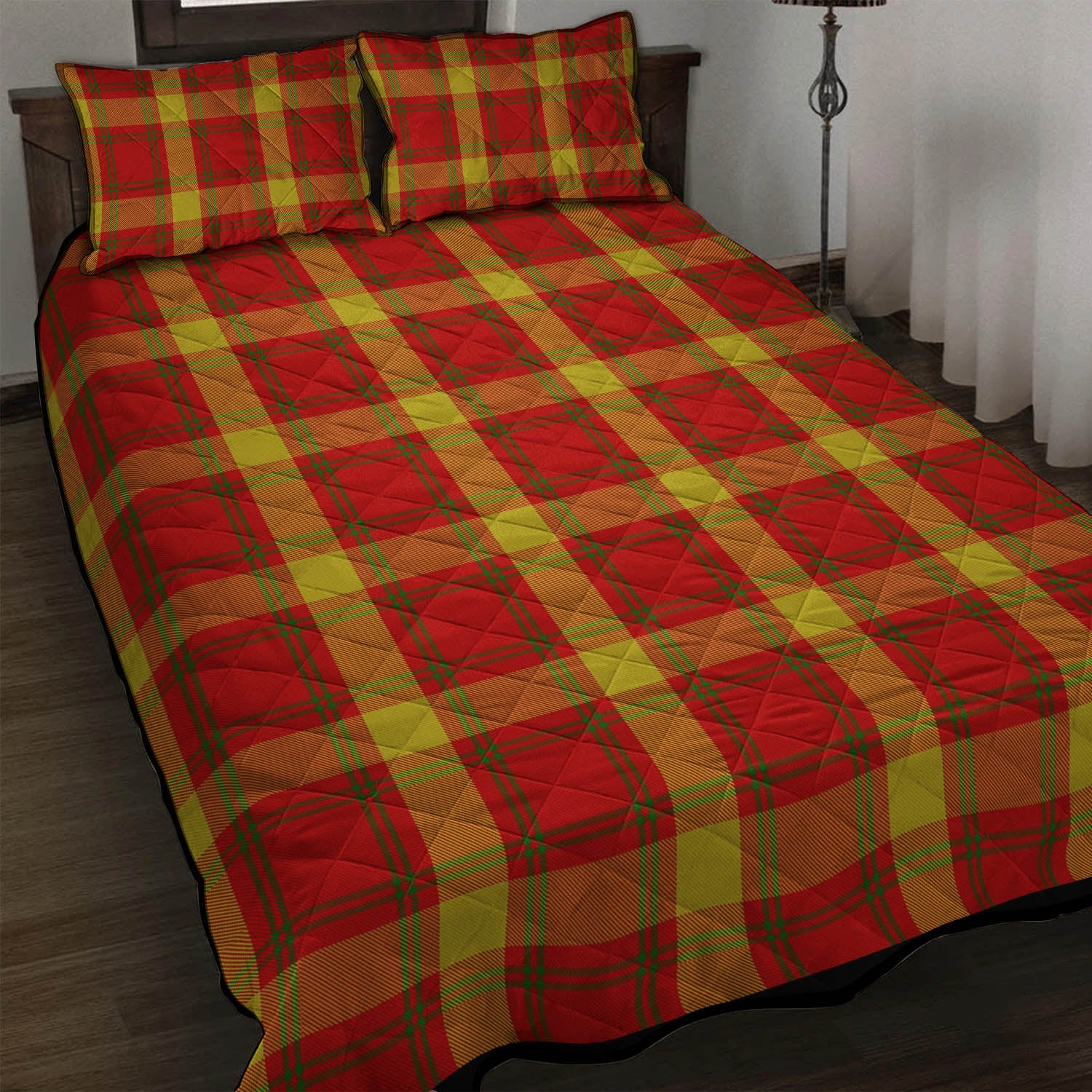 McGuire Modern Tartan Quilt Bed Set - Tartan Vibes Clothing