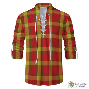 Maguire Modern Tartan Men's Scottish Traditional Jacobite Ghillie Kilt Shirt