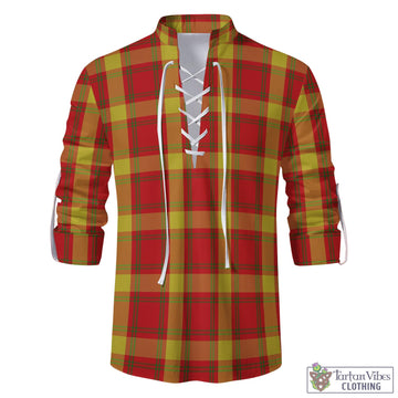 McGuire Modern Tartan Men's Scottish Traditional Jacobite Ghillie Kilt Shirt - Tartan Vibes Clothing