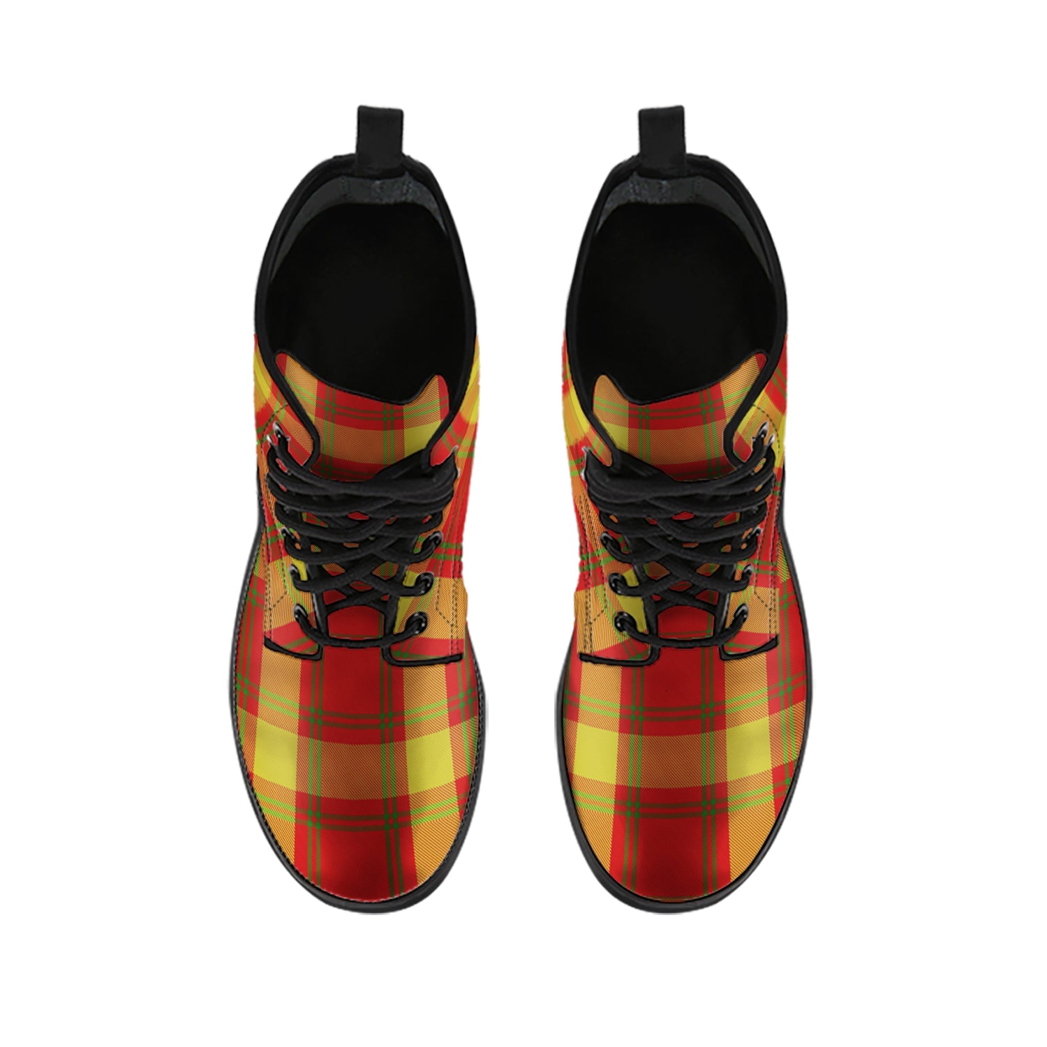 McGuire Modern Tartan Leather Boots - Tartan Vibes Clothing