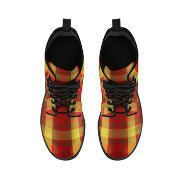 Maguire Modern Tartan Leather Boots