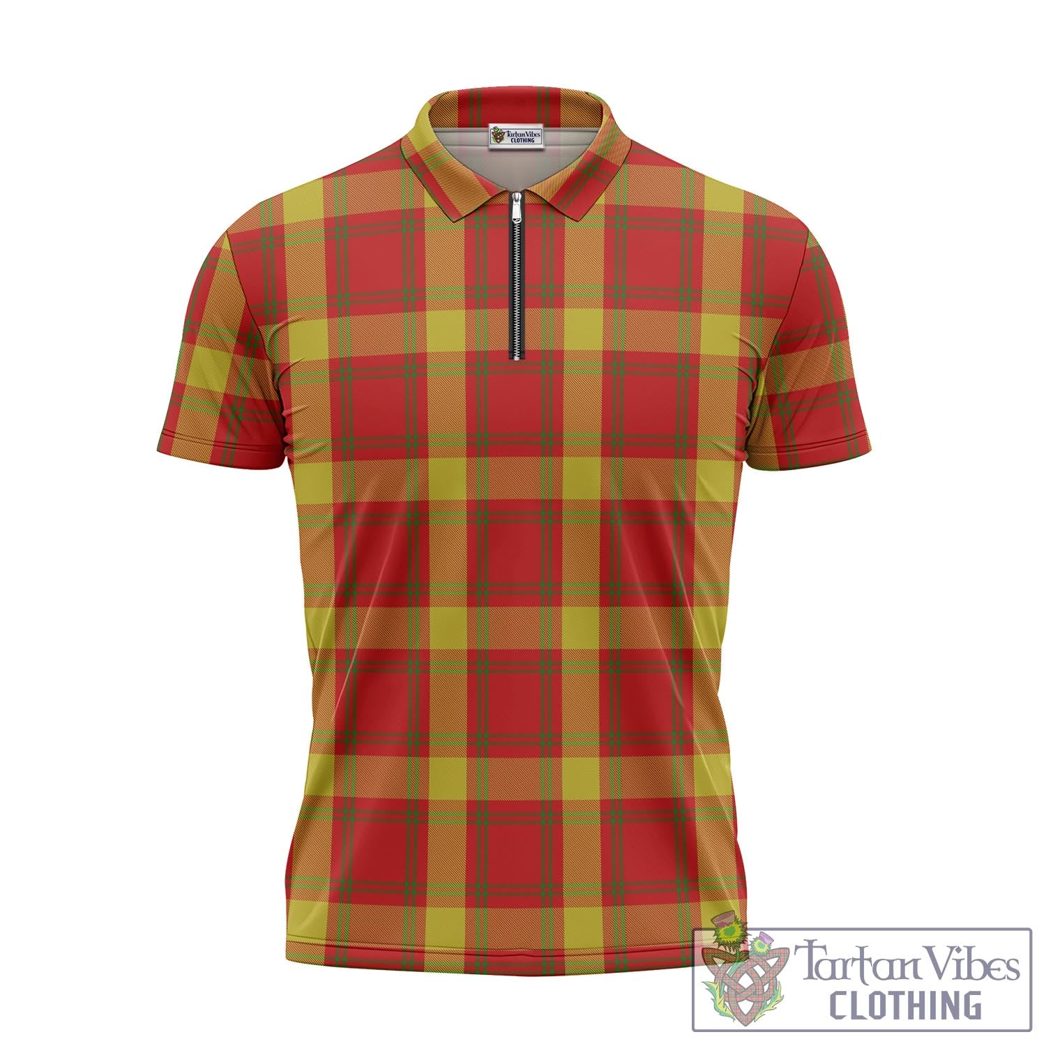 McGuire Modern Tartan Zipper Polo Shirt - Tartan Vibes Clothing