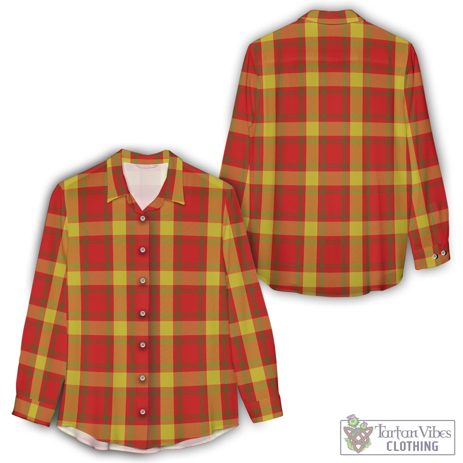McGuire Modern Tartan Women's Casual Shirt - Tartan Vibes Clothing