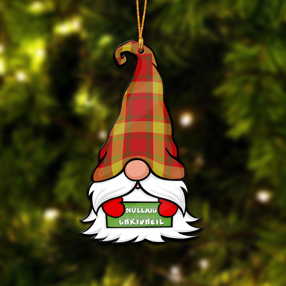 McGuire Modern Gnome Christmas Ornament with His Tartan Christmas Hat - Tartan Vibes Clothing