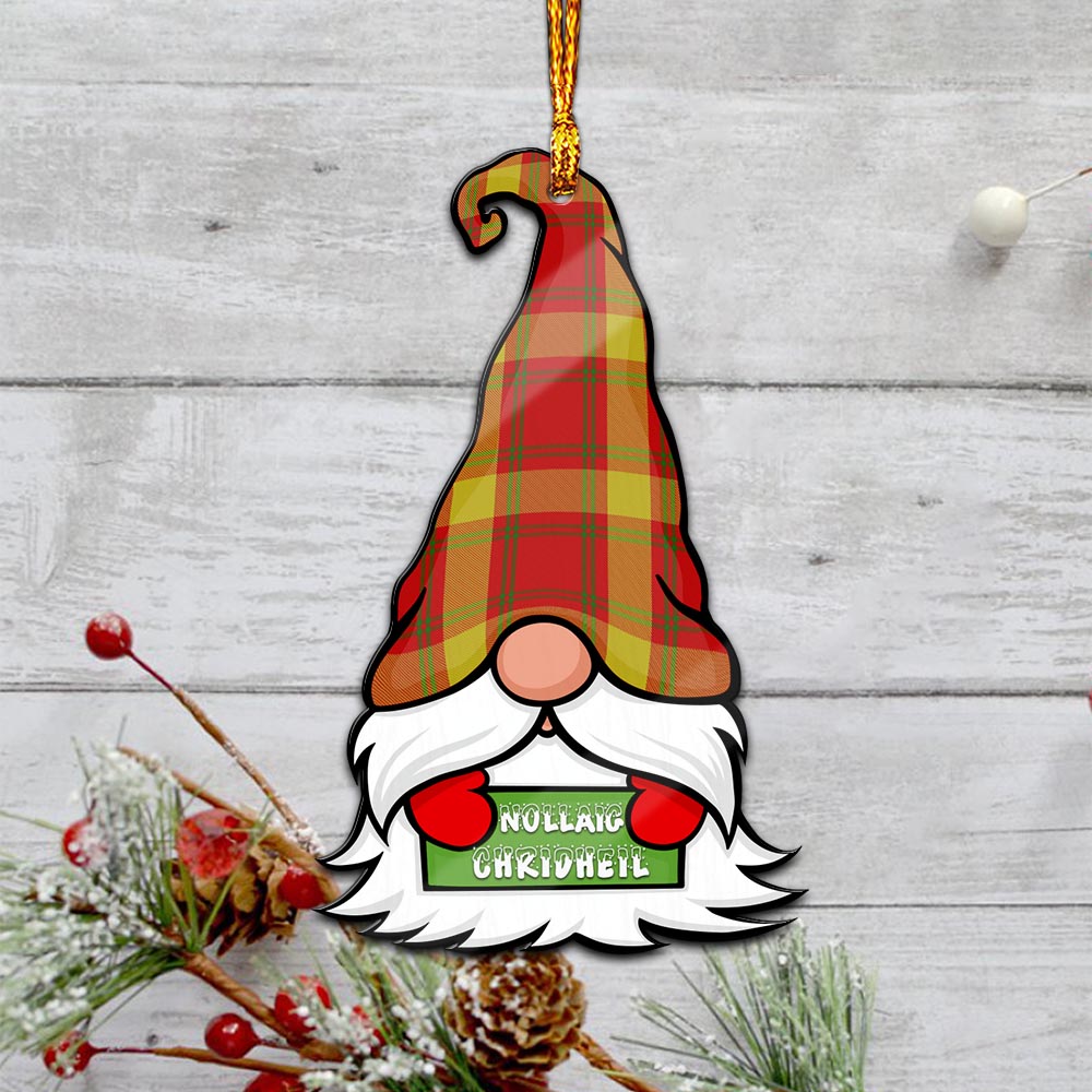 McGuire Modern Gnome Christmas Ornament with His Tartan Christmas Hat - Tartan Vibes Clothing