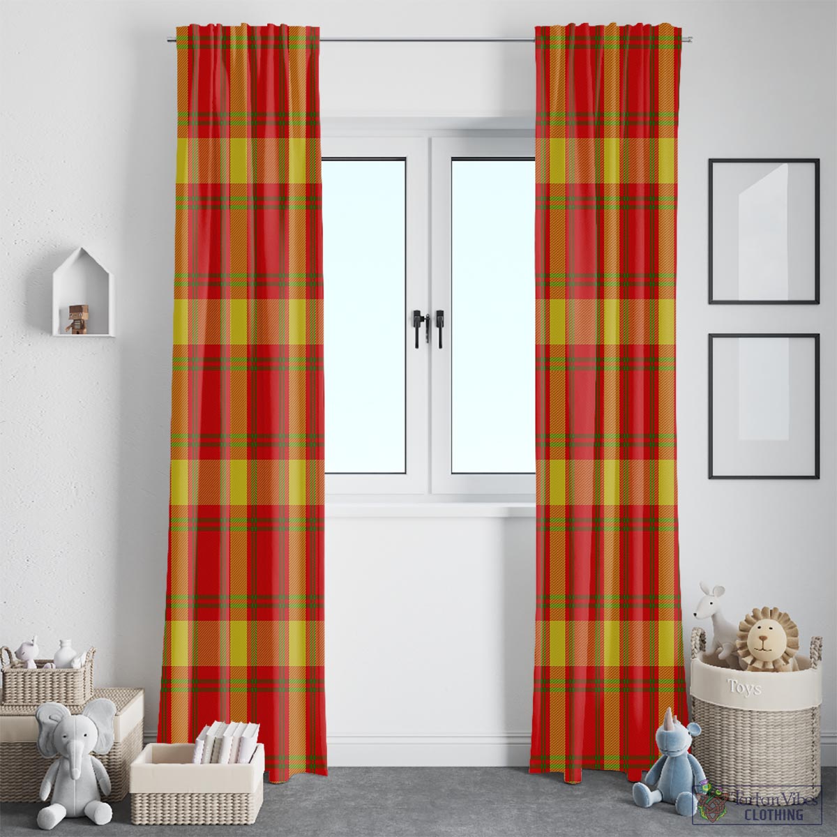 Maguire Modern Tartan Window Curtain