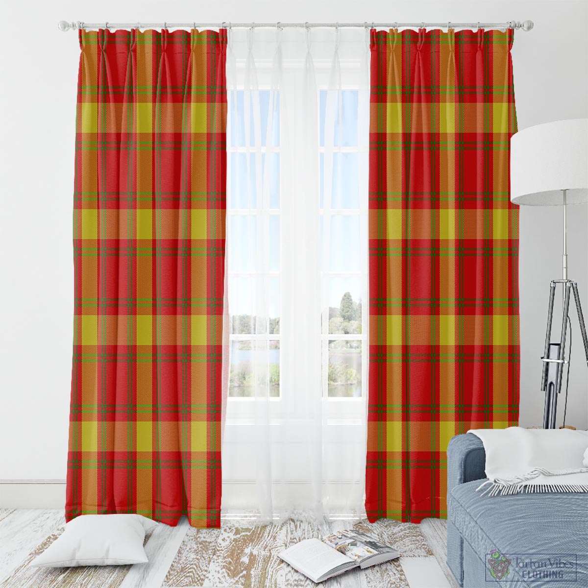 Maguire Modern Tartan Window Curtain