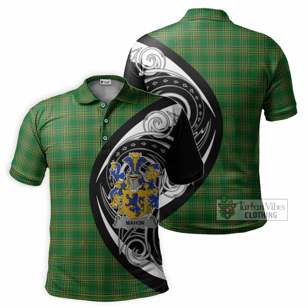 Mahon Irish Clan Polo Shirt Celtic Circle Style - Tartan Vibes Clothing