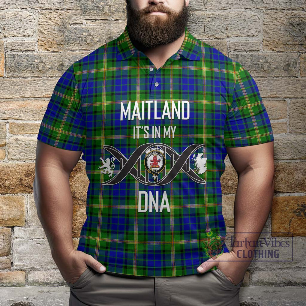 Maitland Tartan Polo Shirt with Family Crest DNA In Me Style Kid - Tartanvibesclothing Shop