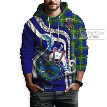 Maitland Tartan Hoodie with Epic Bagpipe Style