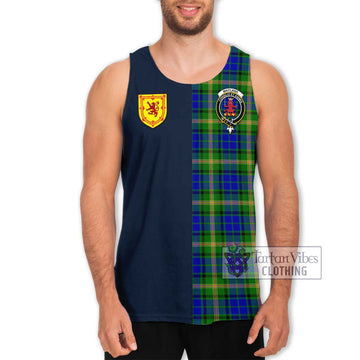 Tartan Vibes Clothing Maitland Tartan Men's Tank Top with Scottish Lion Royal Arm Half Style