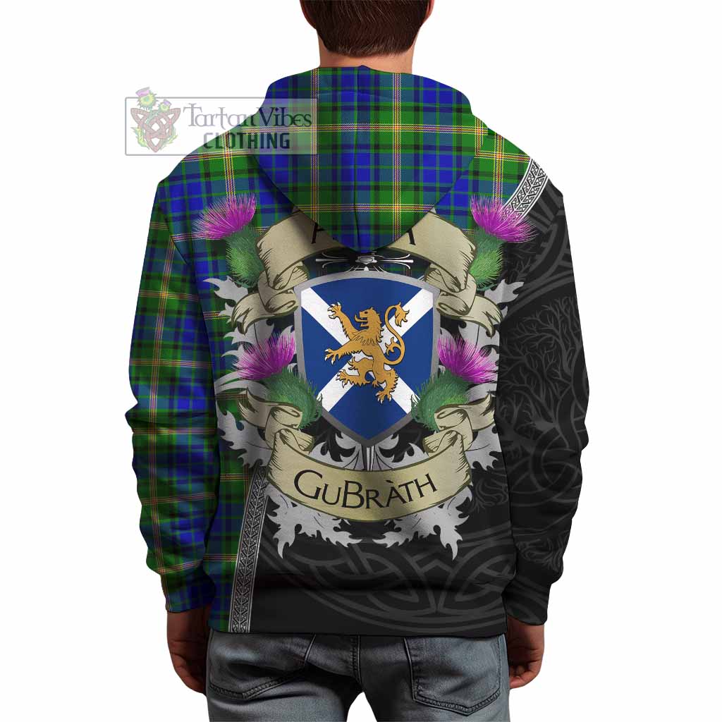 Tartan Vibes Clothing Maitland Tartan Family Crest Hoodie Lion Rampant Royal Thistle Shield Celtic Inspired