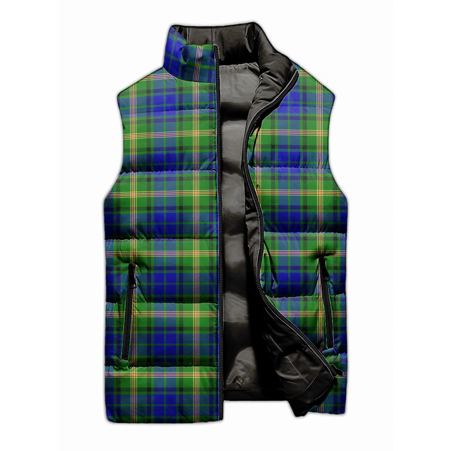 Maitland Tartan Sleeveless Puffer Jacket - Tartanvibesclothing