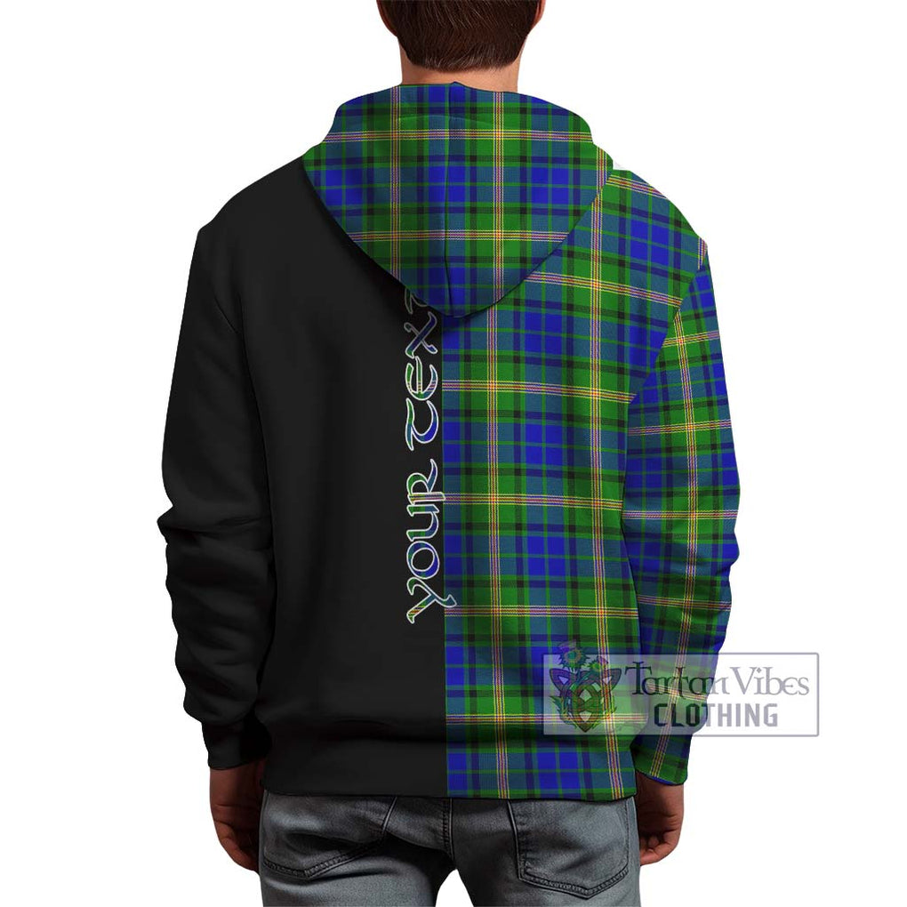 Maitland Tartan Hoodie with Family Crest and Half Of Me Style - Tartanvibesclothing Shop