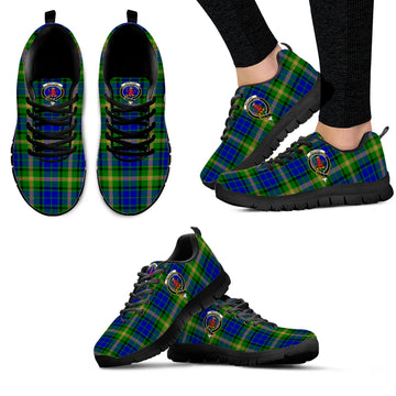 Maitland Tartan Sneakers with Family Crest